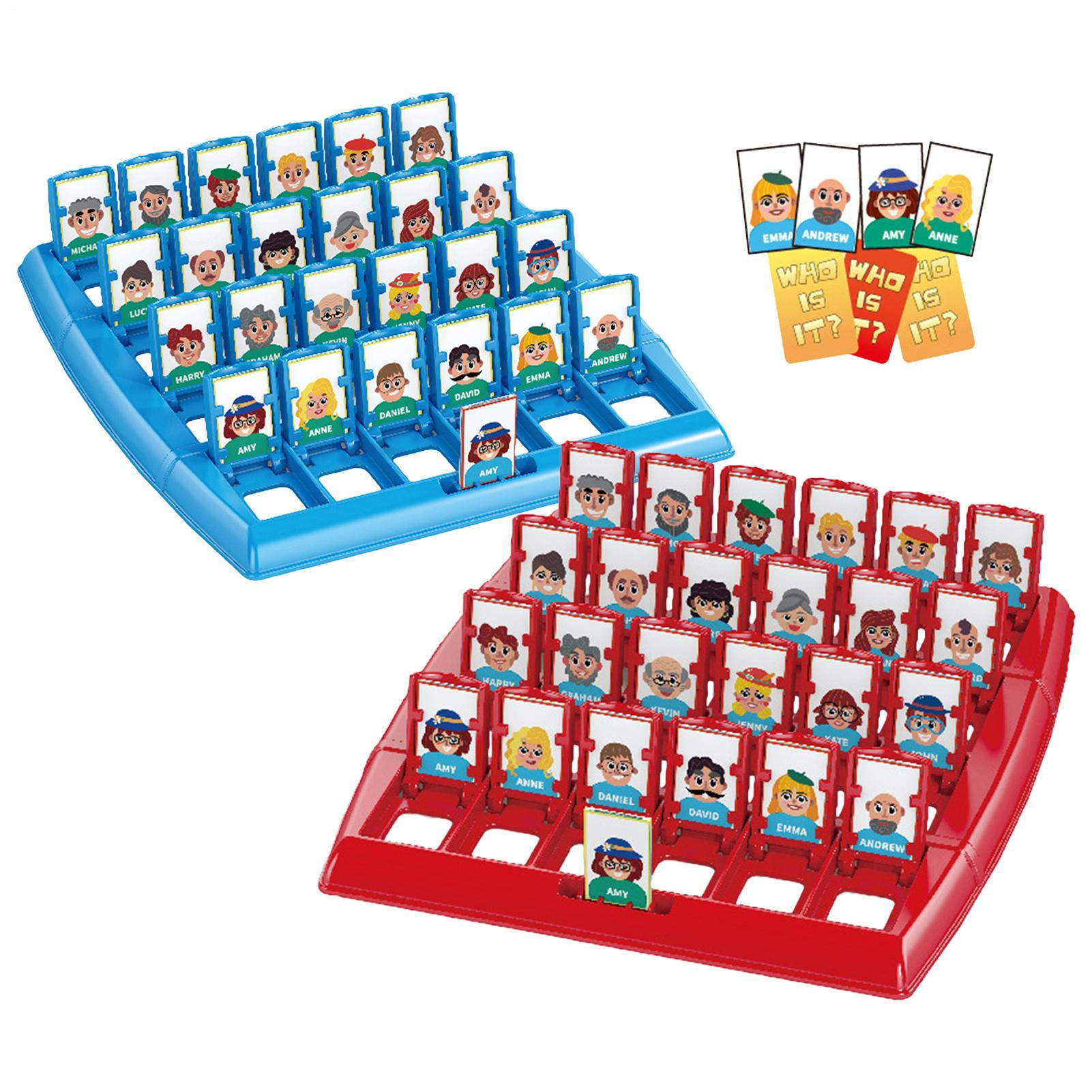Board Game Guess Who - Gra planszowa dla dwóch graczy, edukacyjna