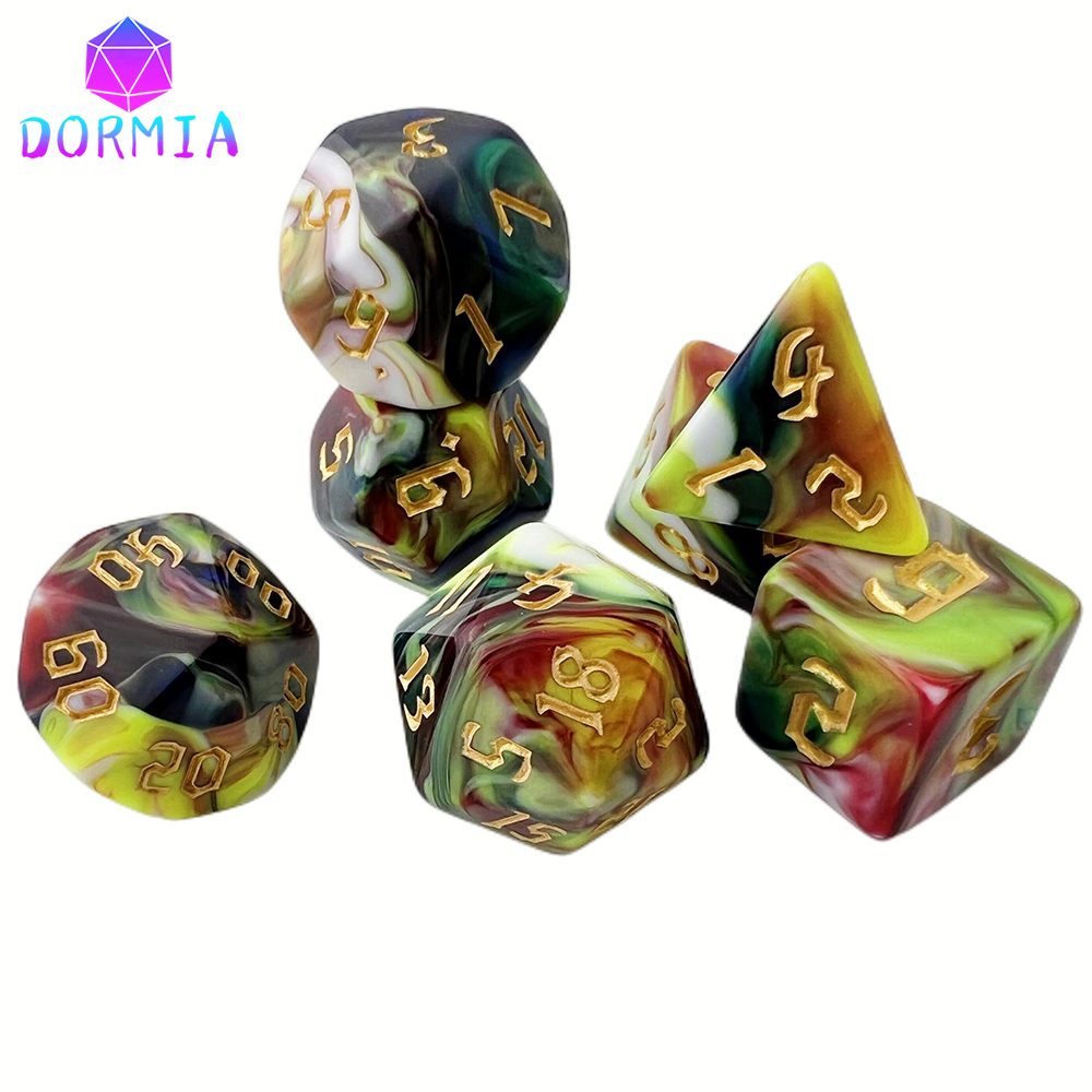 Board Game Font - Kostka DND do mieszania kolorów, wysokiej