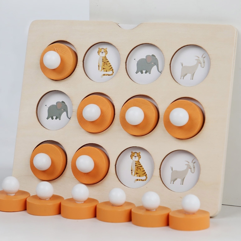 Board Game Oath - Montessori Memory Match gra w szachy
