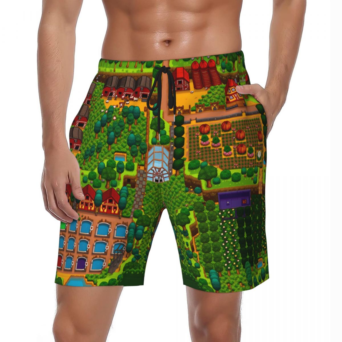 Szorty Plażowe Stardew Valley  – Board Game Print recenzja i cena