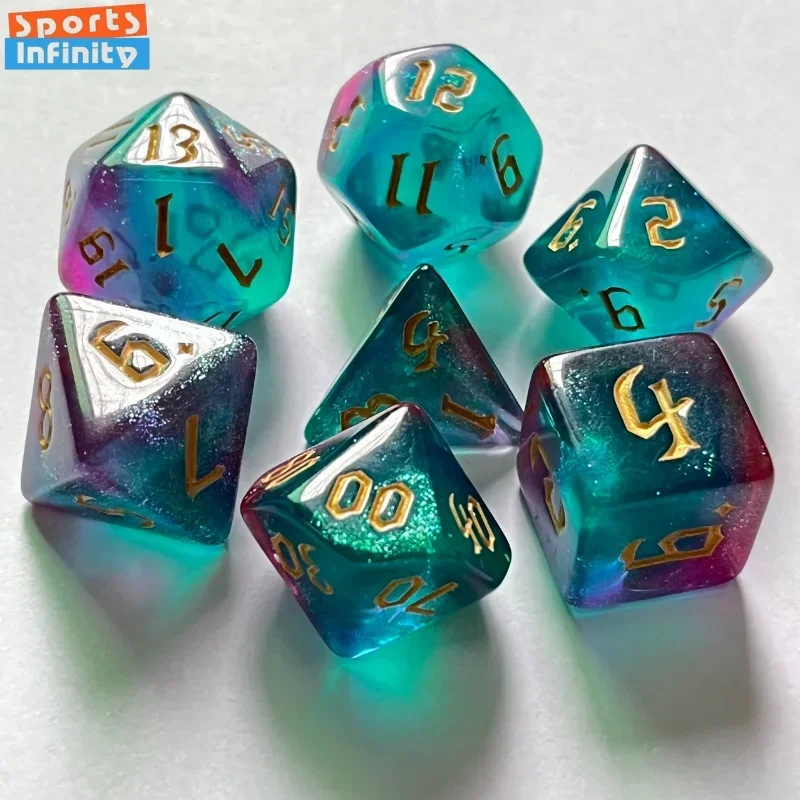 7 sztuk nowych kości w dwóch k – Board Game Font recenzja i cena