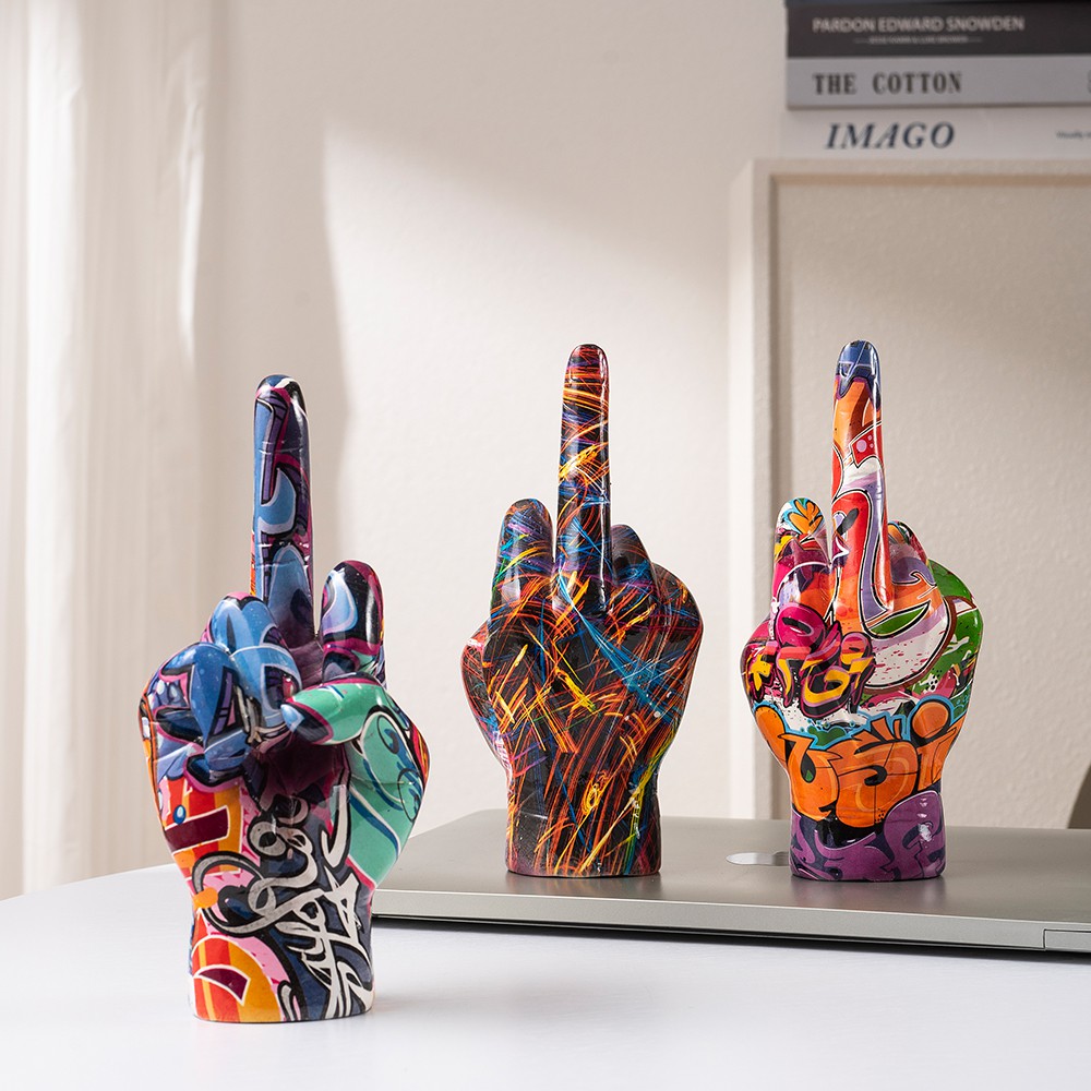 Graffiti Środkowy Palec Figurk – Board Game Yogi recenzja i cena