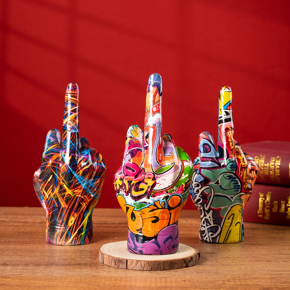 Graffiti Środkowy Palec Figurk – Board Game Yogi recenzja i cena