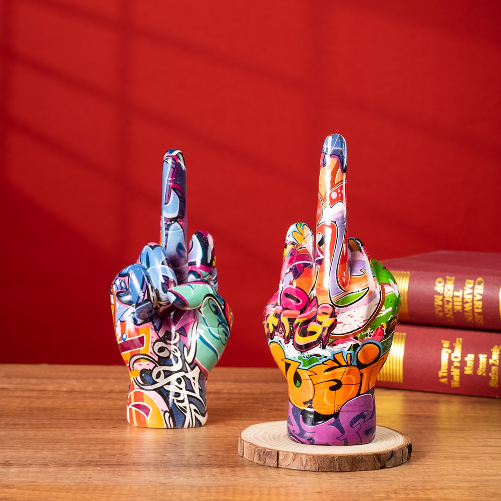 Graffiti Środkowy Palec Figurk – Board Game Yogi recenzja i cena