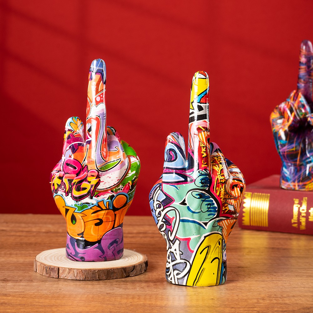 Graffiti Środkowy Palec Figurk – Board Game Yogi recenzja i cena