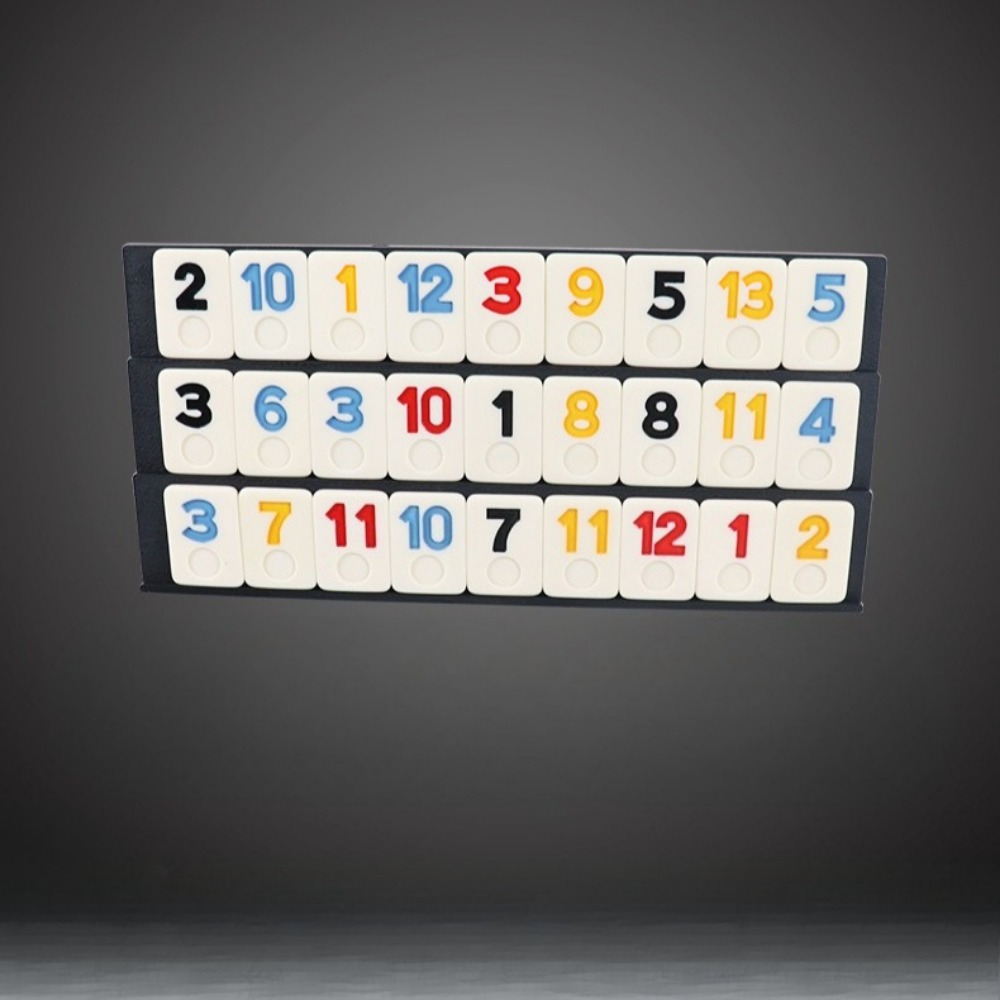 106 Elementów Cyfrowy Rummy z  – Board Game Instruction recenzja i cena